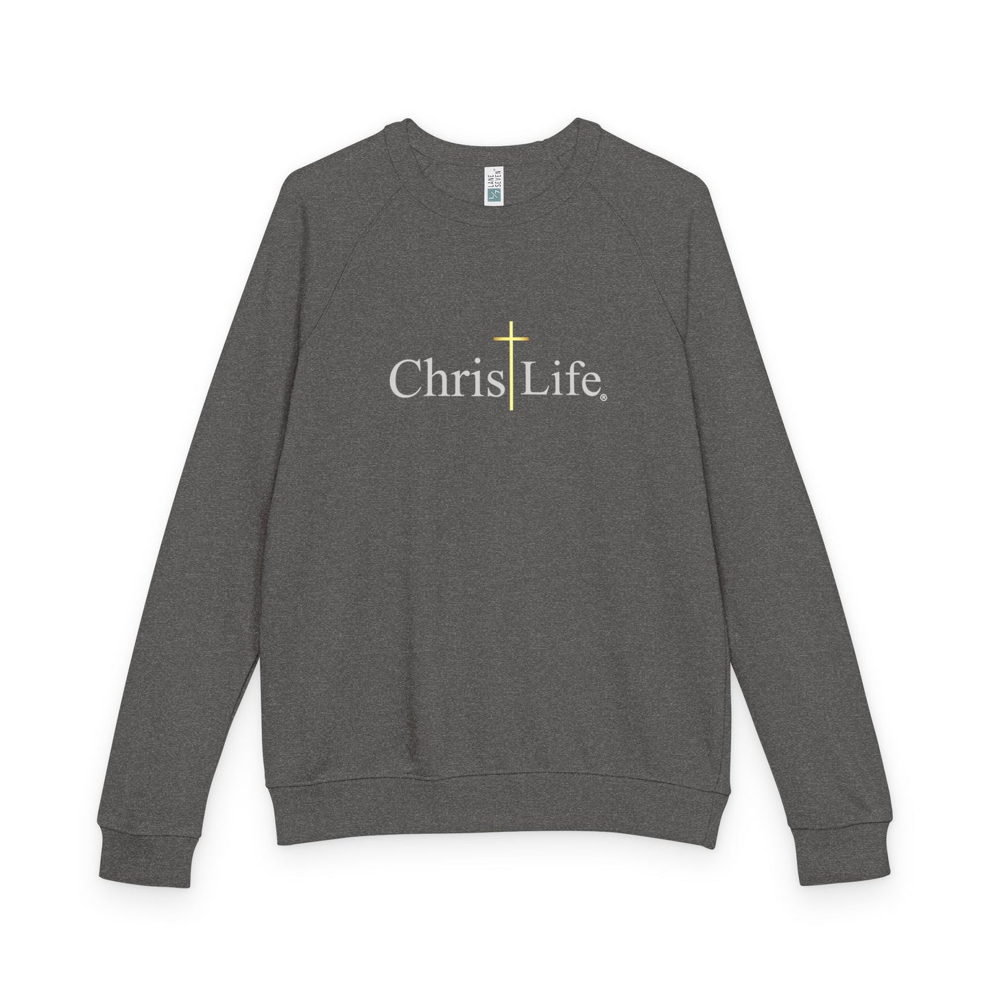 Unisex French Terry Raglan Crewneck with ChristLife