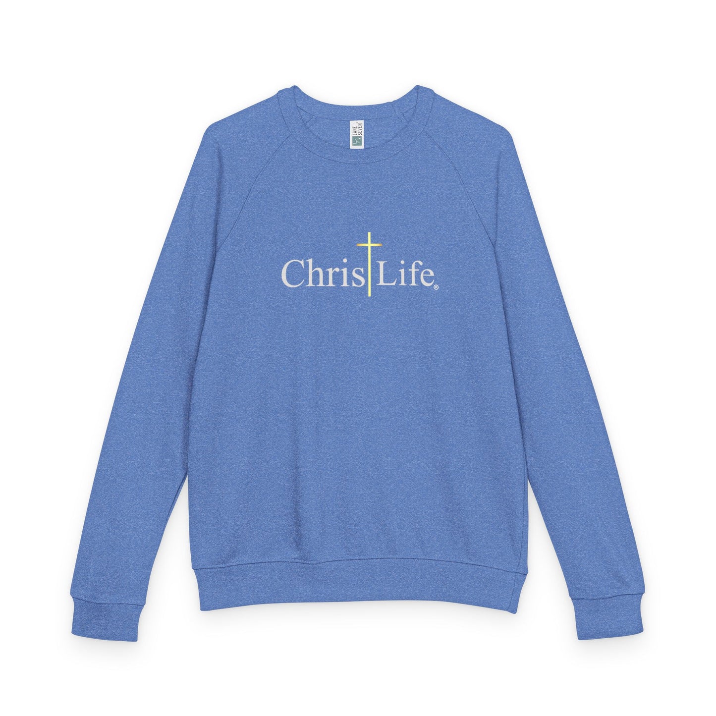 Unisex French Terry Raglan Crewneck with ChristLife