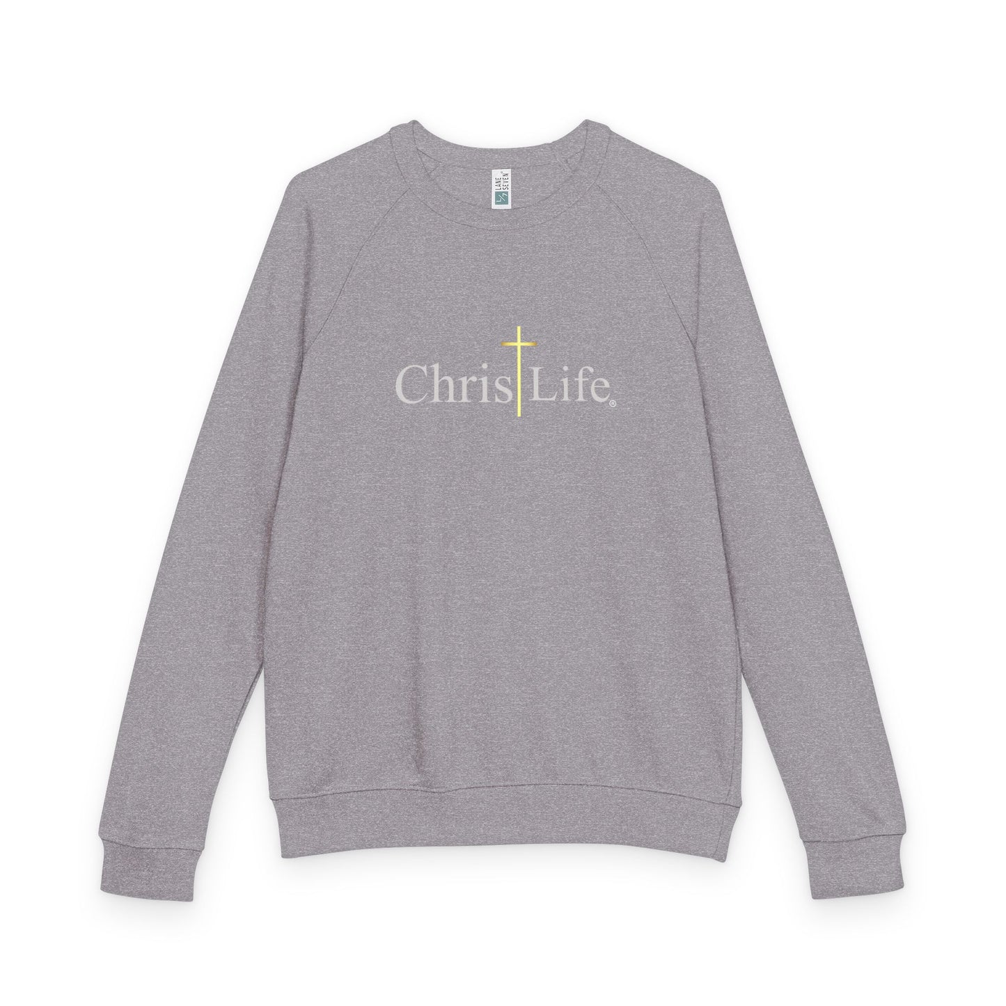 Unisex French Terry Raglan Crewneck with ChristLife