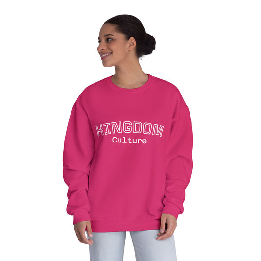 Comfortable Unisex Crewneck Sweatshirt - Kingdom Culture, Cozy Casual Wear
