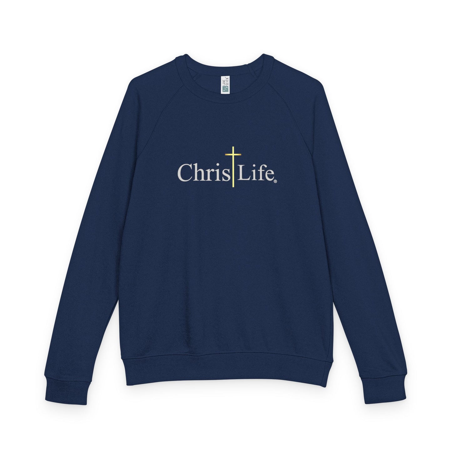 Unisex French Terry Raglan Crewneck with ChristLife