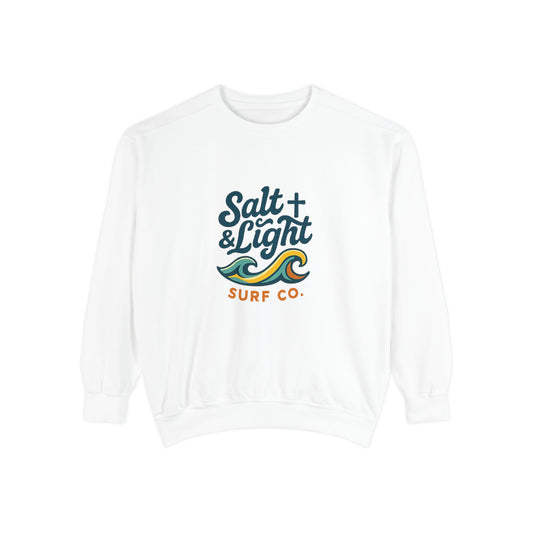 Salt & Light Surf Co. Sweatshirt - Coastal Wave Graphic Crewneck