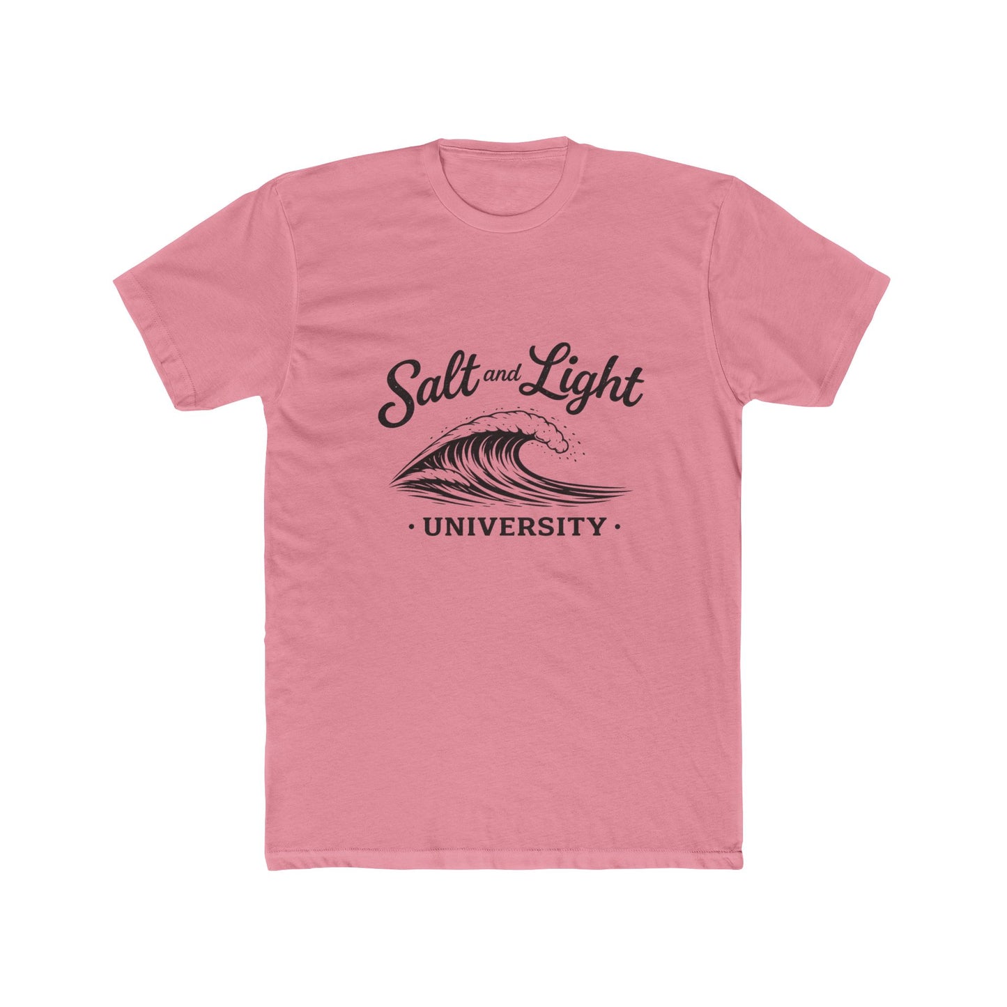 Salt and Light University T-Shirt – Vintage Coastal Wave Campus Tee
