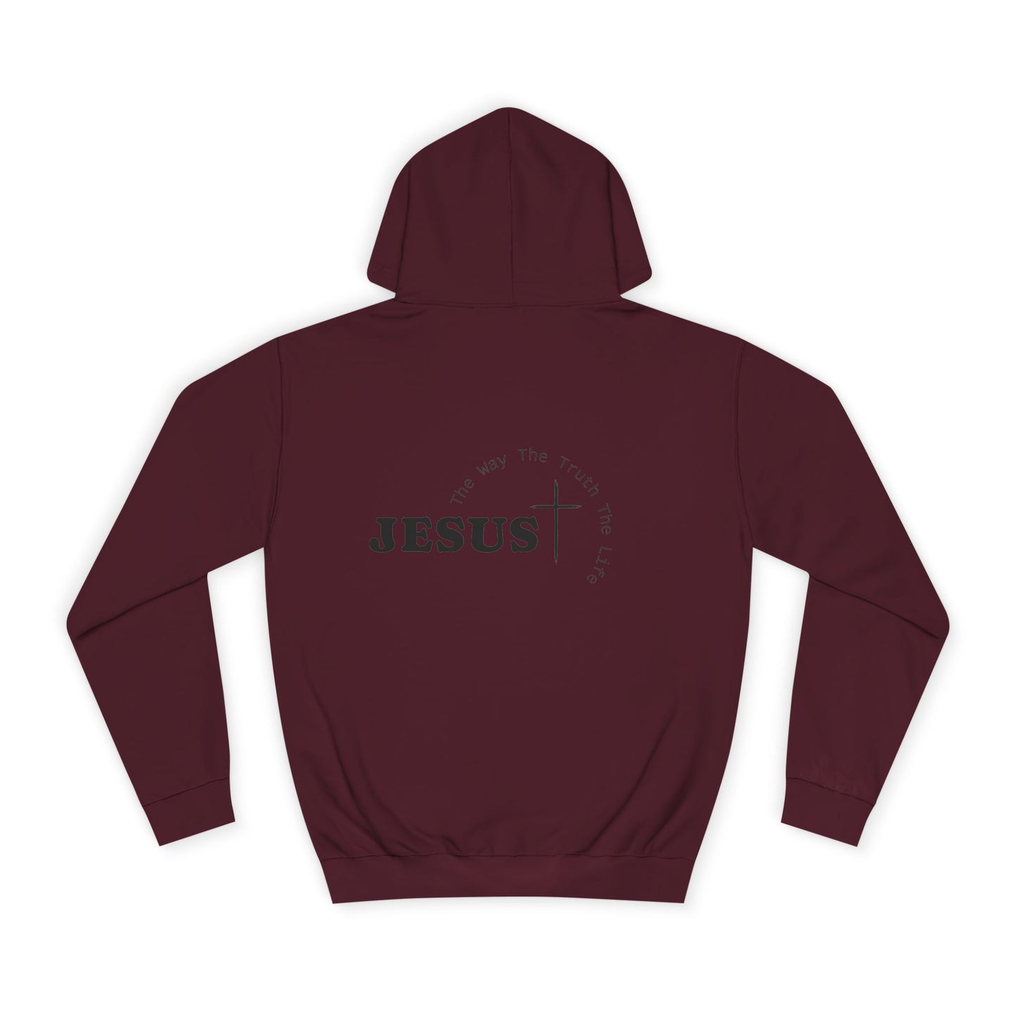 Unisex College Hoodie with 'JESUS' The Way The Truth The Life, Faith-inspired, Casual Religion Apparel, Graduation Gift for Students, Youth and [...]