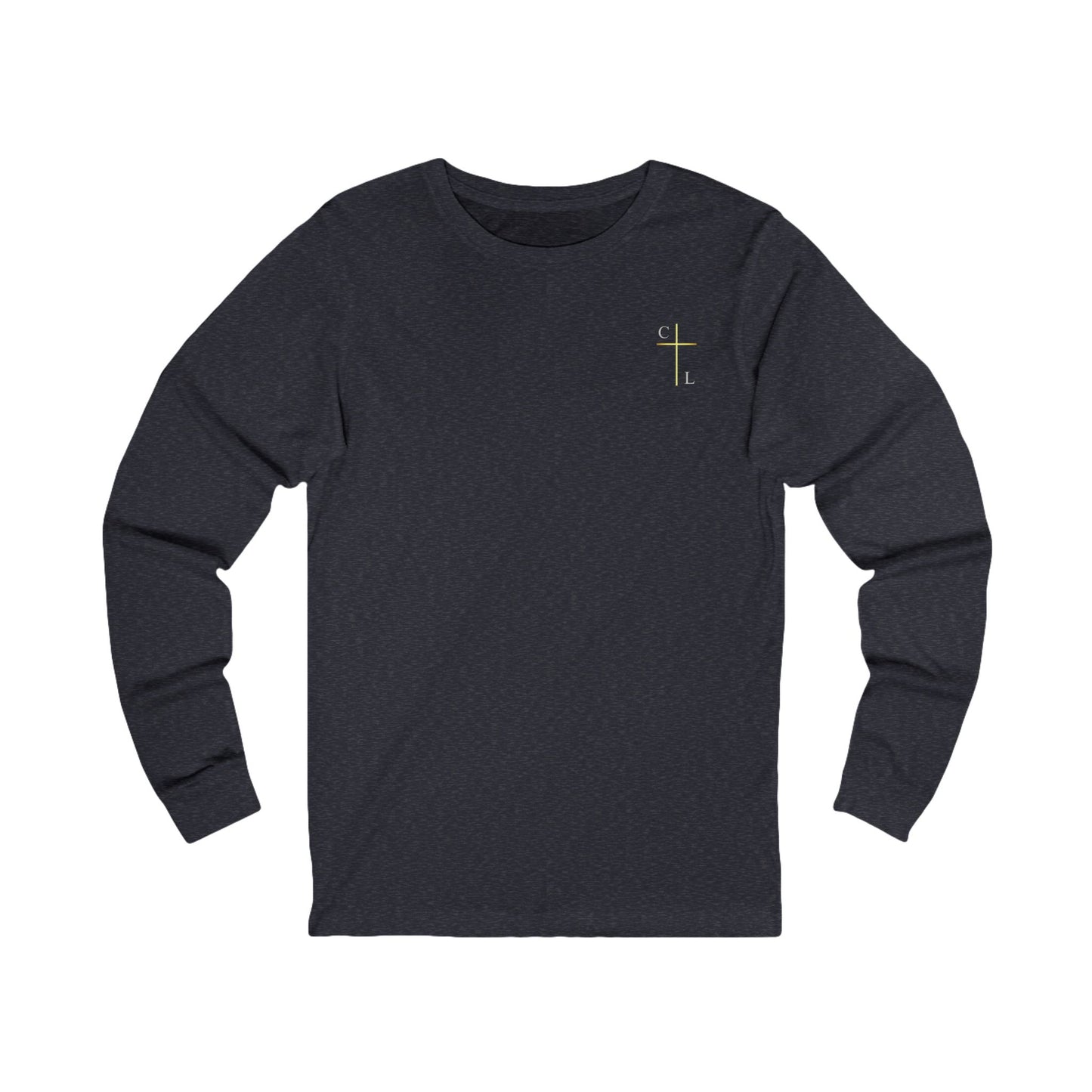 Unisex Jersey Long Sleeve Tee, simple and clean with C/L Logo
