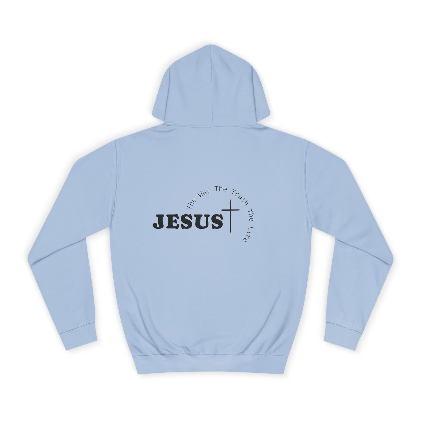 Unisex College Hoodie with 'JESUS' The Way The Truth The Life, Faith-inspired, Casual Religion Apparel, Graduation Gift for Students, Youth and [...]