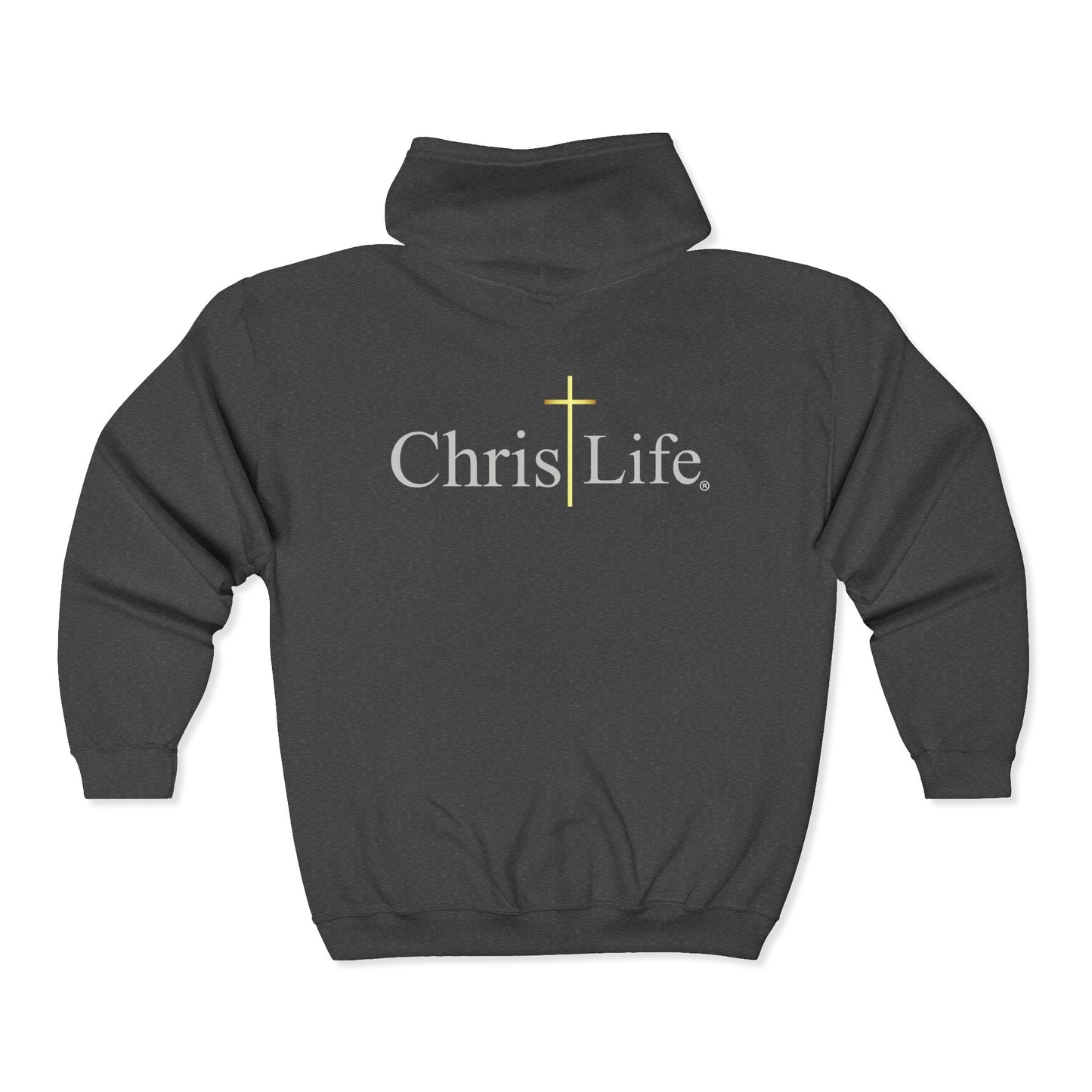 Unisex Heavy Blend™ Full Zip Hooded Sweatshirt, Kingdom Culture/ChristLife Cozy zip up.