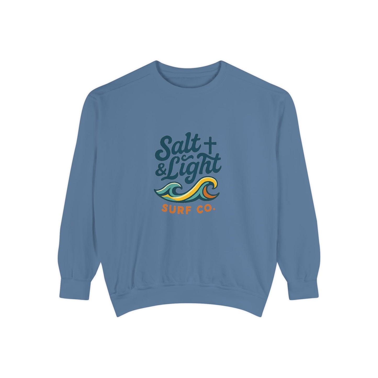 Salt & Light Surf Co. Sweatshirt - Coastal Wave Graphic Crewneck