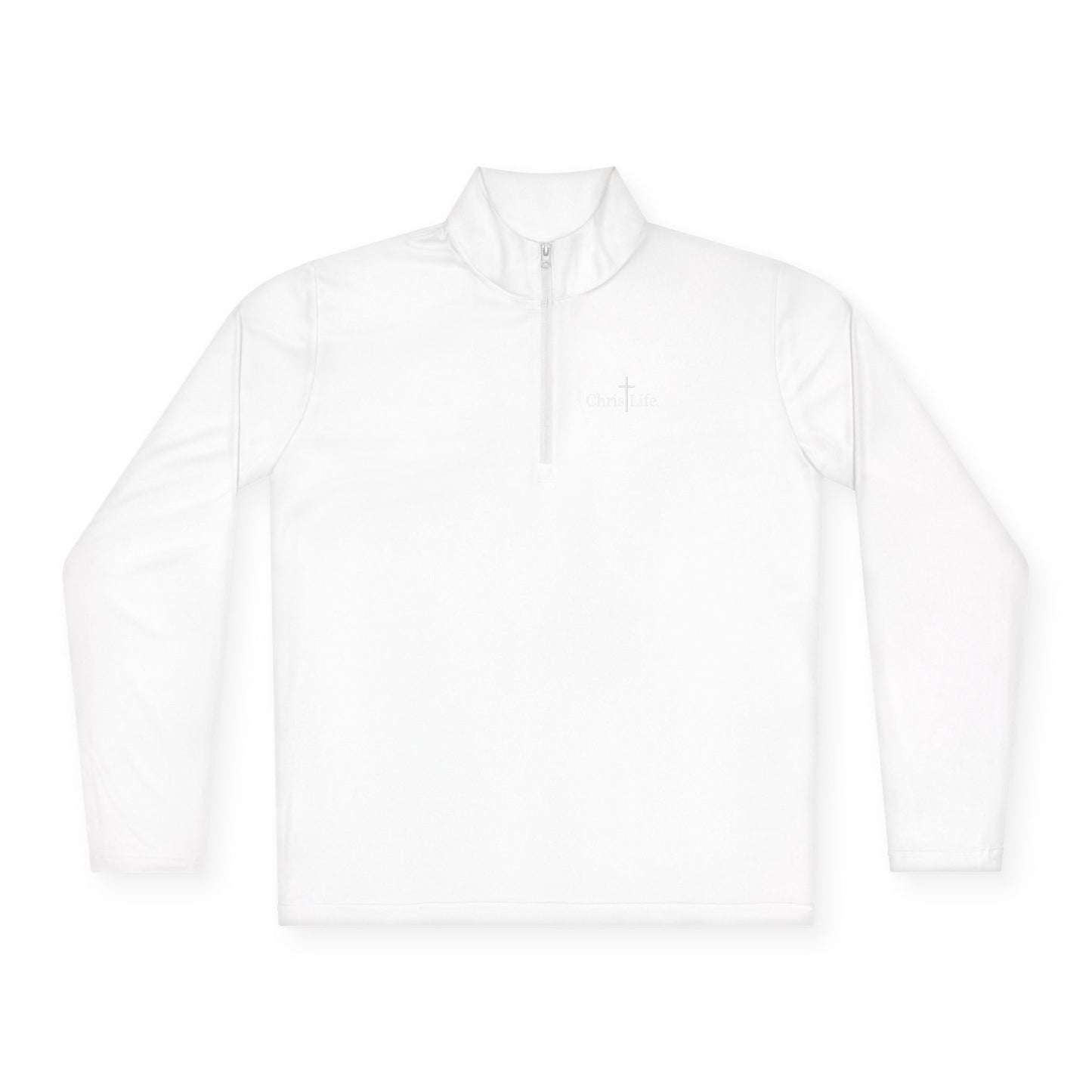 Unisex Quarter-Zip Pullover Workout - ChristLife Logo on front, Sporty
