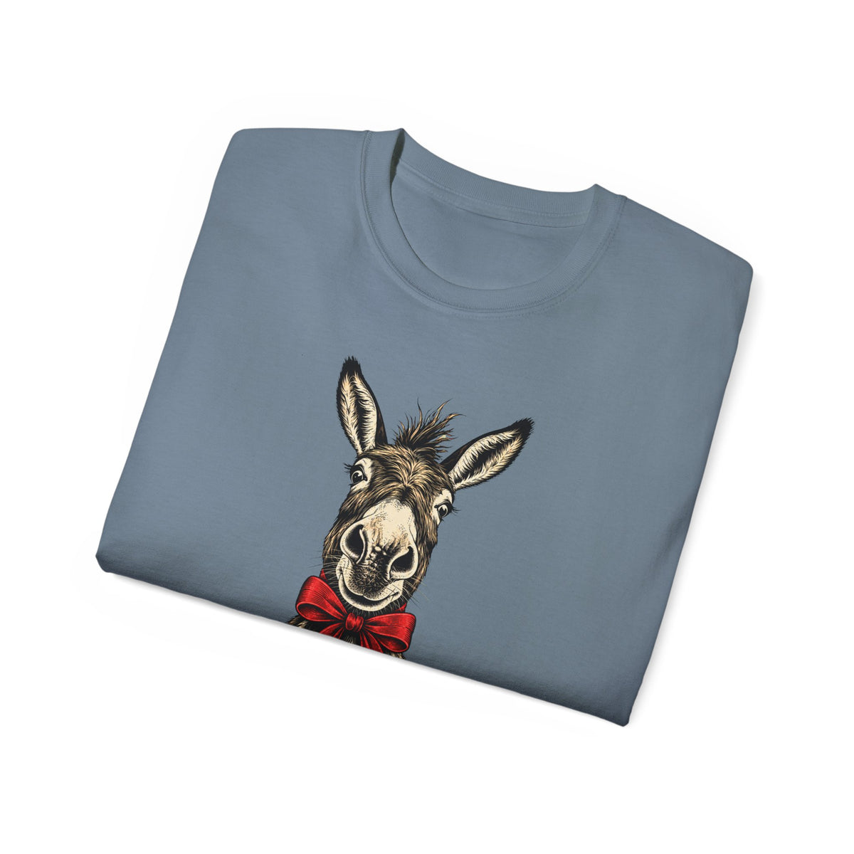 Christmas Mule T‑Shirt - "Mule Town Christmas" Holiday Donkey Tee
