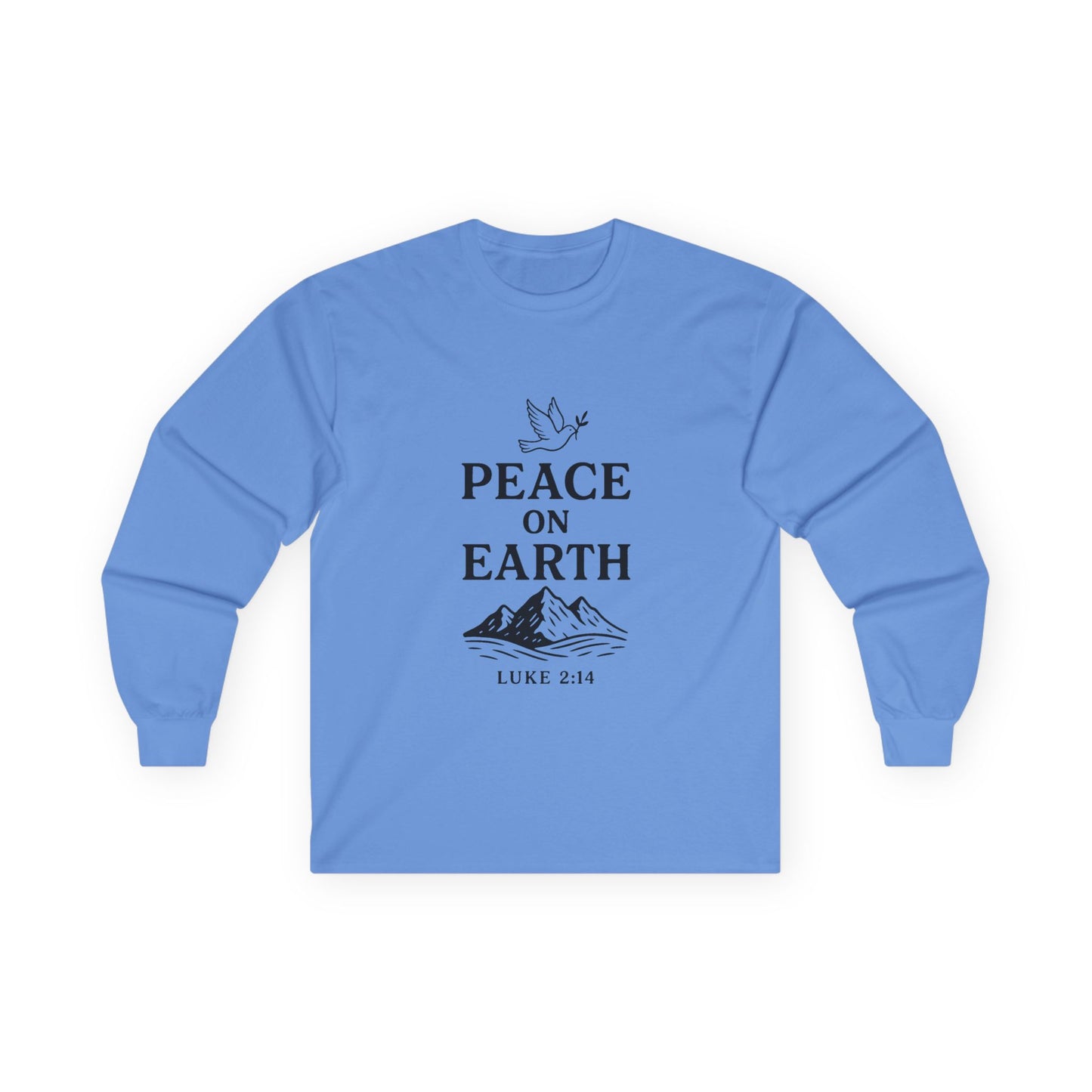 Unisex Peace on Earth With Dove -  Long Sleeve Comfy Tee