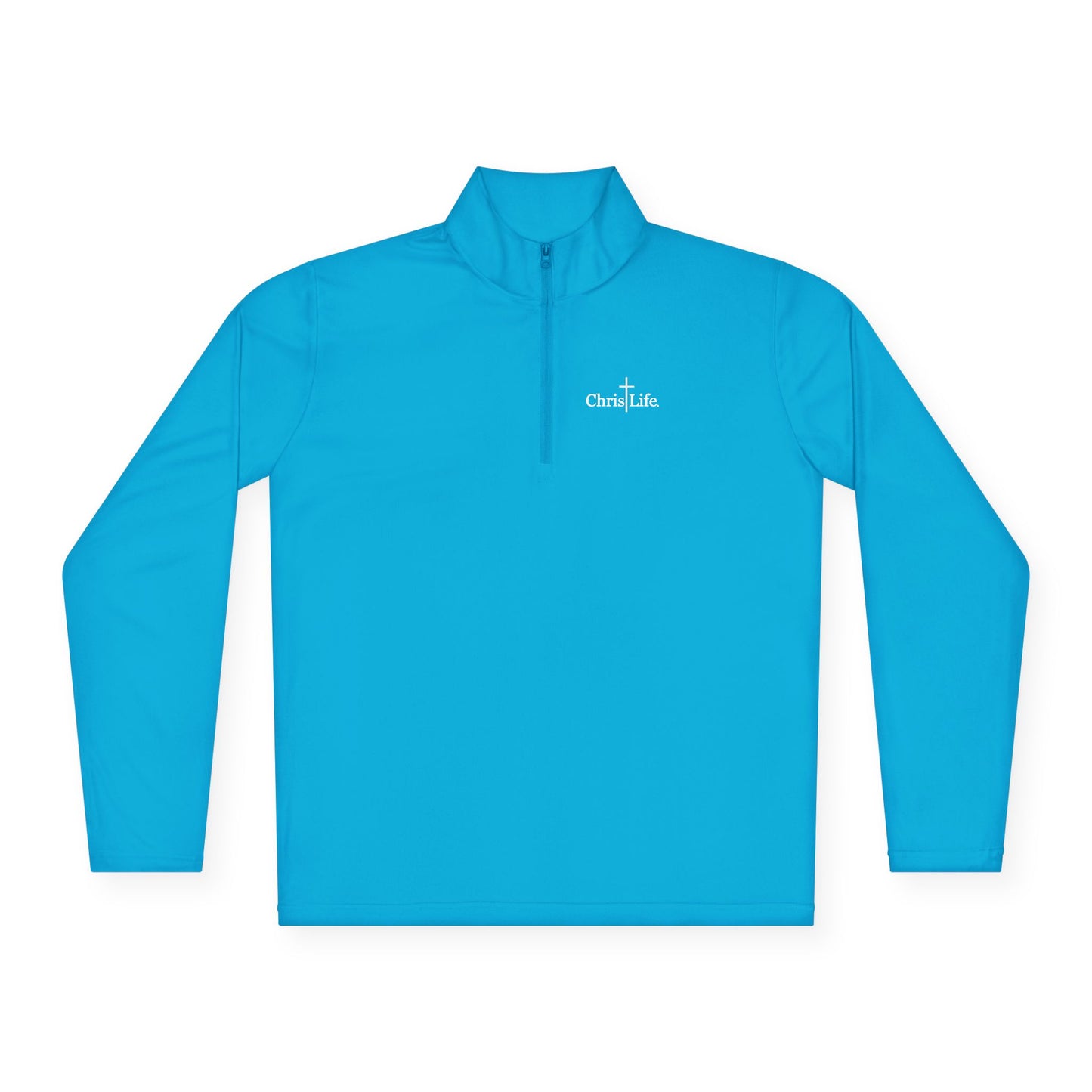 Unisex Quarter-Zip Pullover Workout - ChristLife Logo on front, Sporty