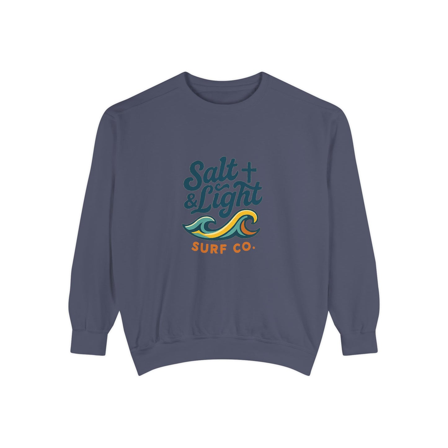 Salt & Light Surf Co. Sweatshirt - Coastal Wave Graphic Crewneck