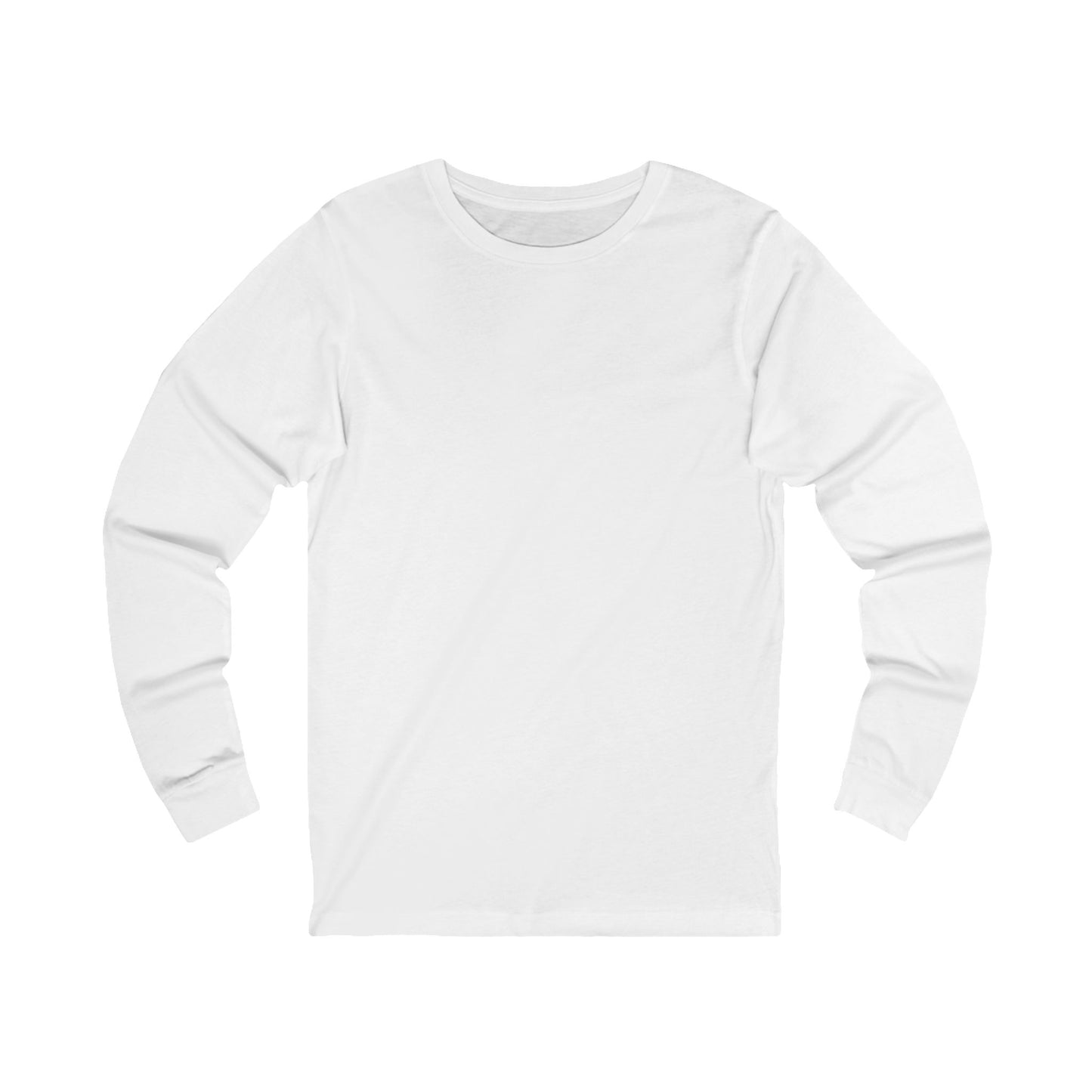 Be Still Mountain Long Sleeve Tee — Psalm 46:10 Inspirational Christian Shirt - print on backside