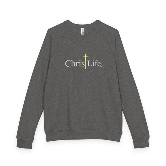 Unisex French Terry Raglan Crewneck with ChristLife