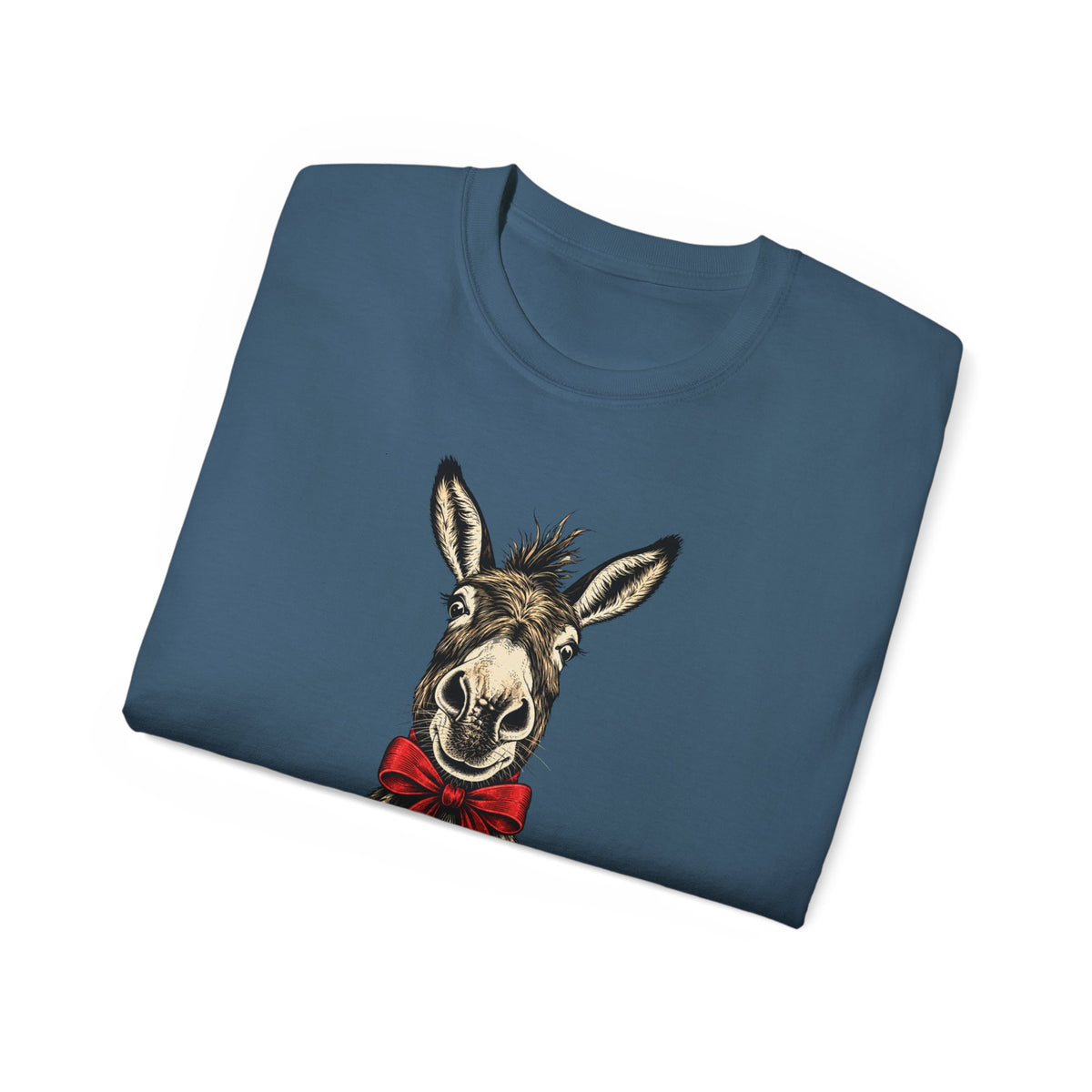 Christmas Mule T‑Shirt - "Mule Town Christmas" Holiday Donkey Tee