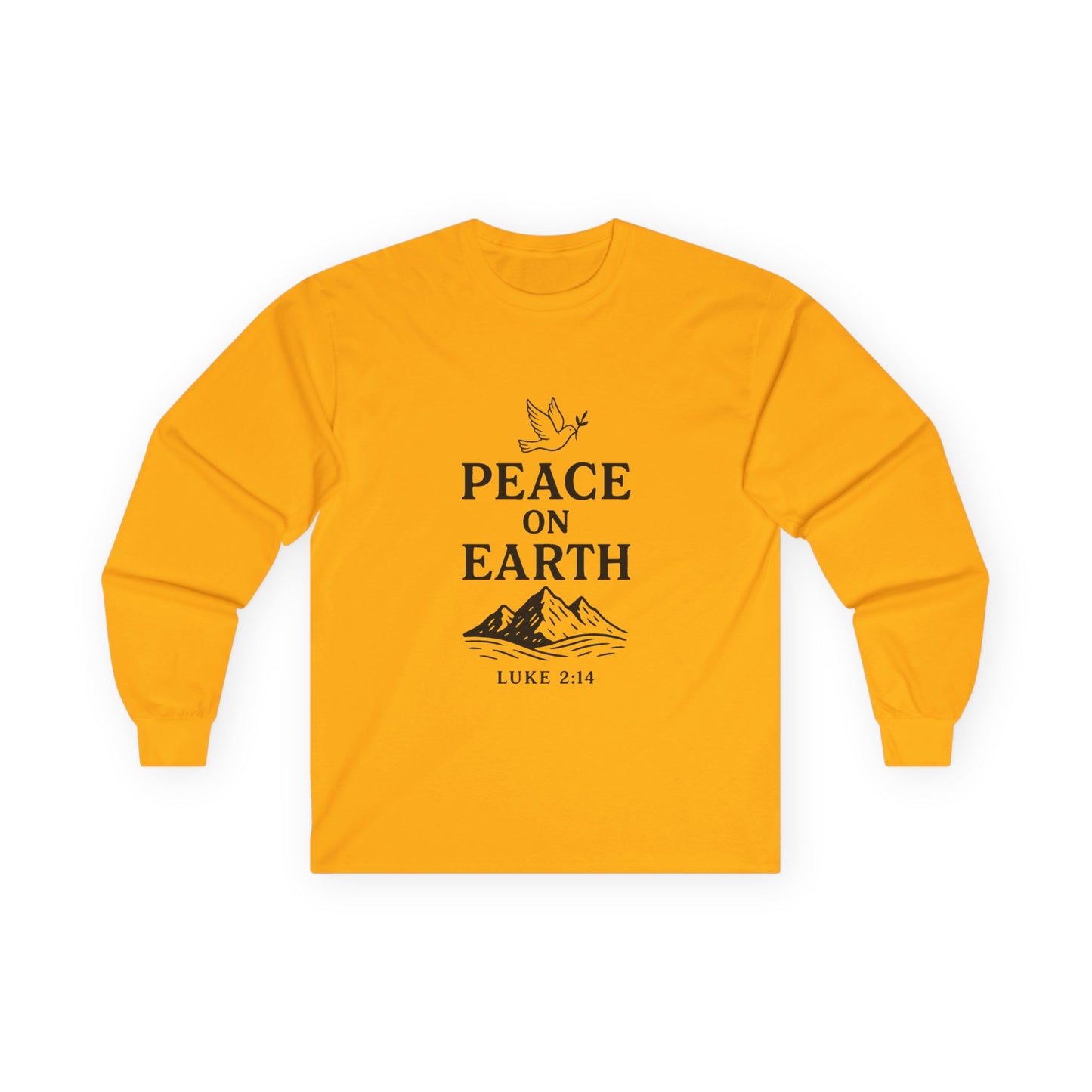 Unisex Peace on Earth With Dove -  Long Sleeve Comfy Tee