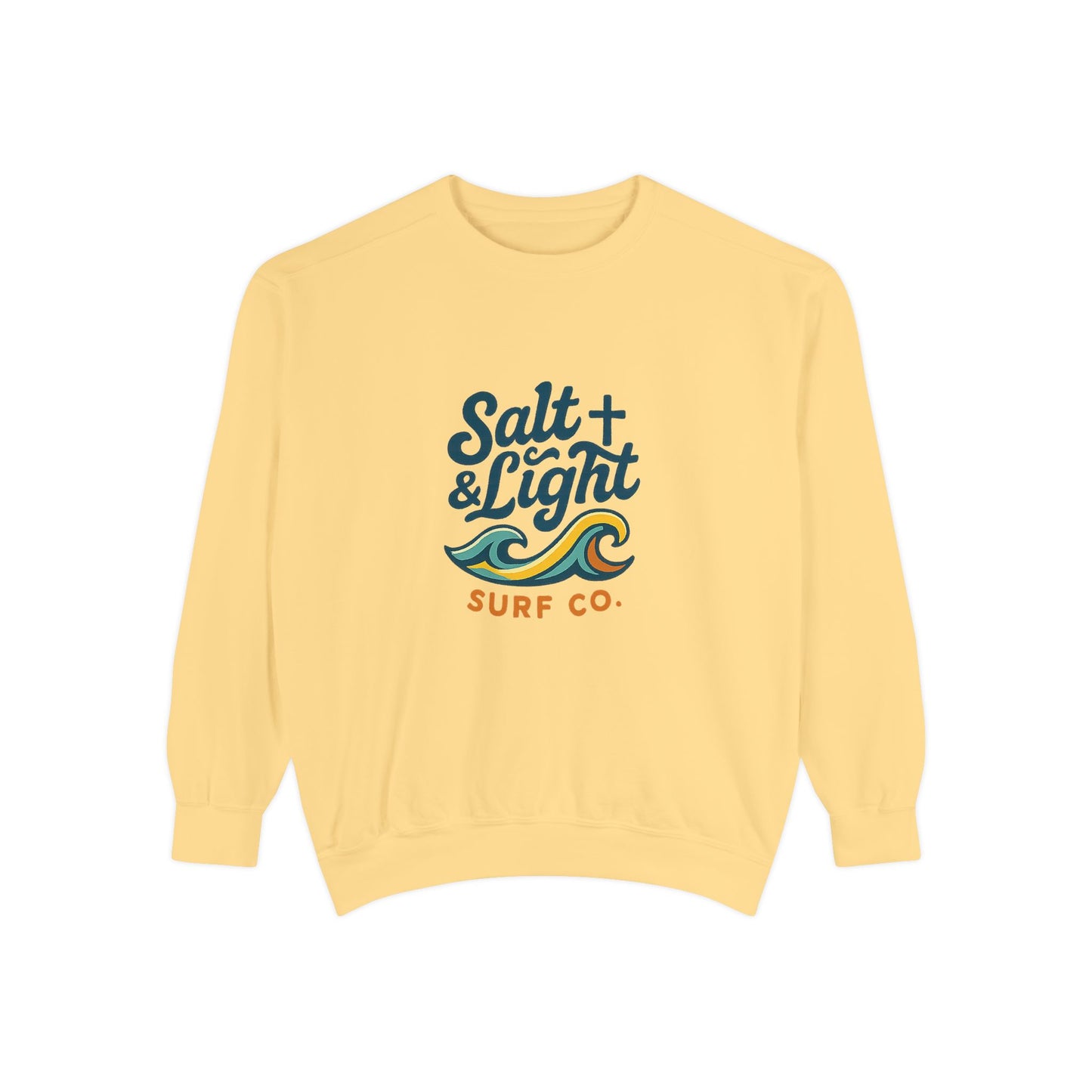 Salt & Light Surf Co. Sweatshirt - Coastal Wave Graphic Crewneck
