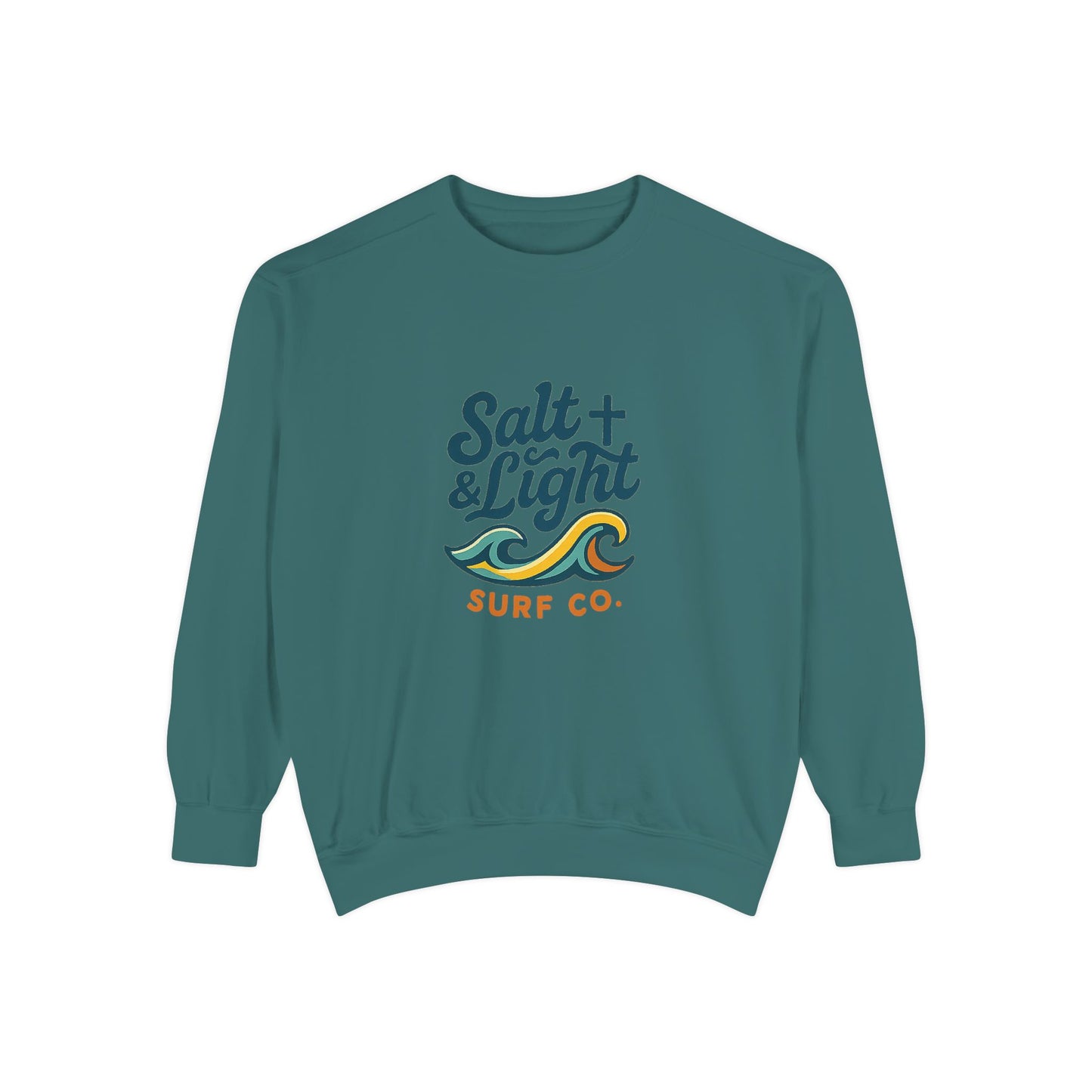 Salt & Light Surf Co. Sweatshirt - Coastal Wave Graphic Crewneck