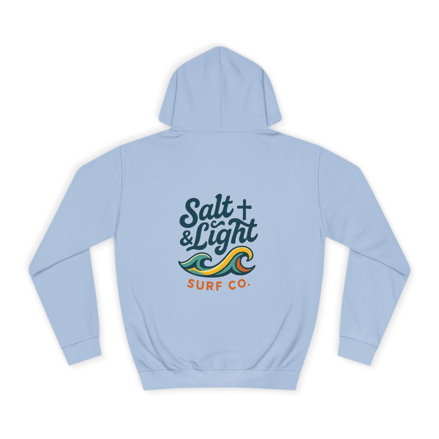 Salt & Light Surf Co.  - Coastal Wave Graphic College Hoodie
