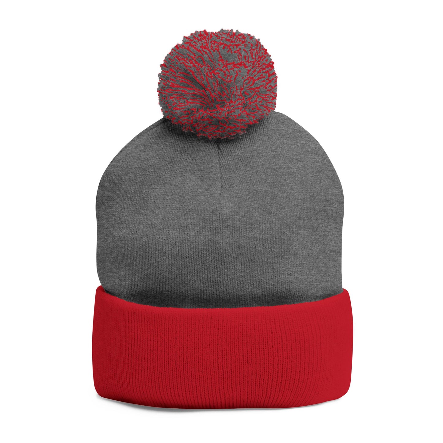 Cozy Embroidered Pom-Pom Knit Winter Beanie - ChristLife