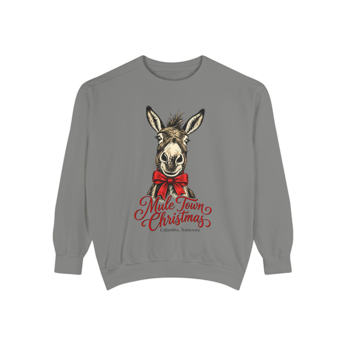 Christmas Mule Sweatshirt — "Mule Town Christmas" Holiday Crewneck
