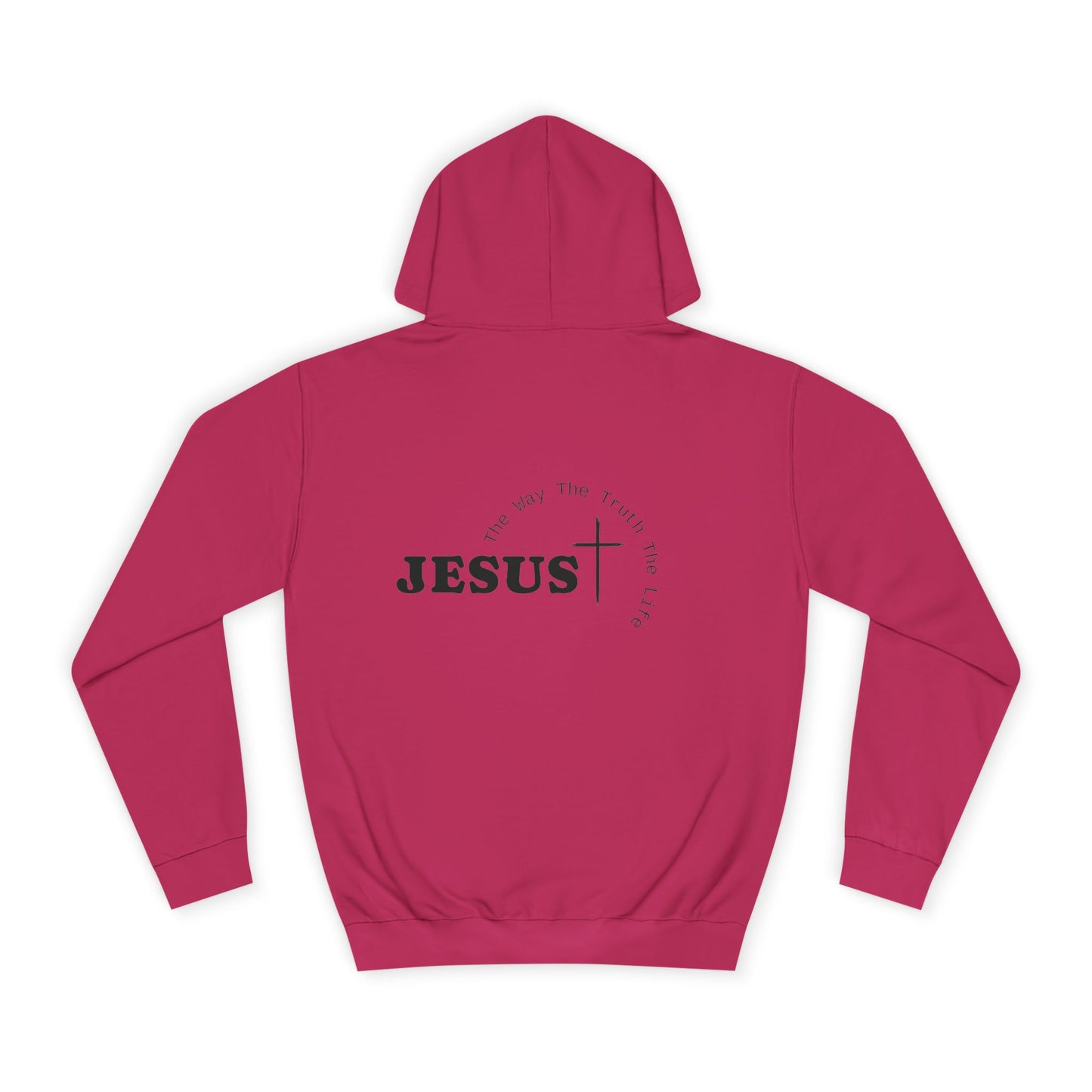 Unisex College Hoodie with 'JESUS' The Way The Truth The Life, Faith-inspired, Casual Religion Apparel, Graduation Gift for Students, Youth and [...]