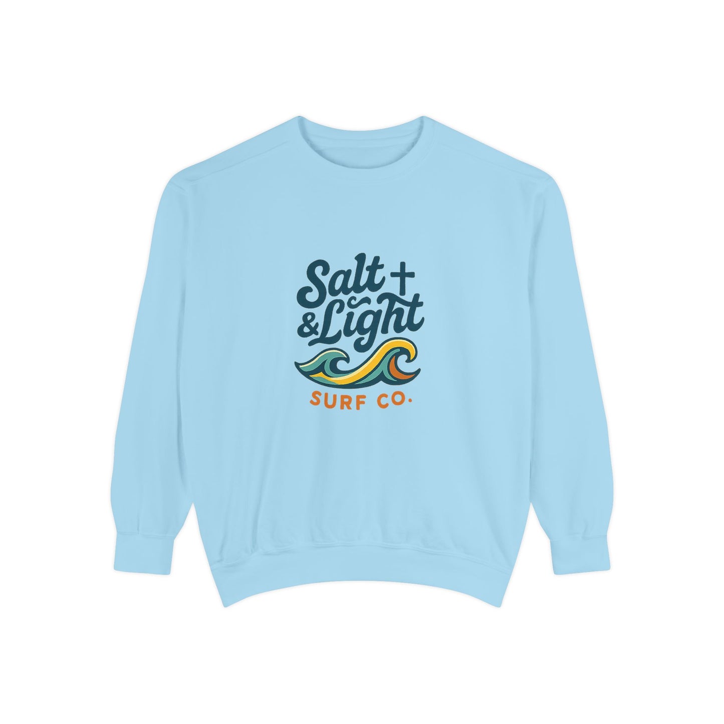 Salt & Light Surf Co. Sweatshirt - Coastal Wave Graphic Crewneck