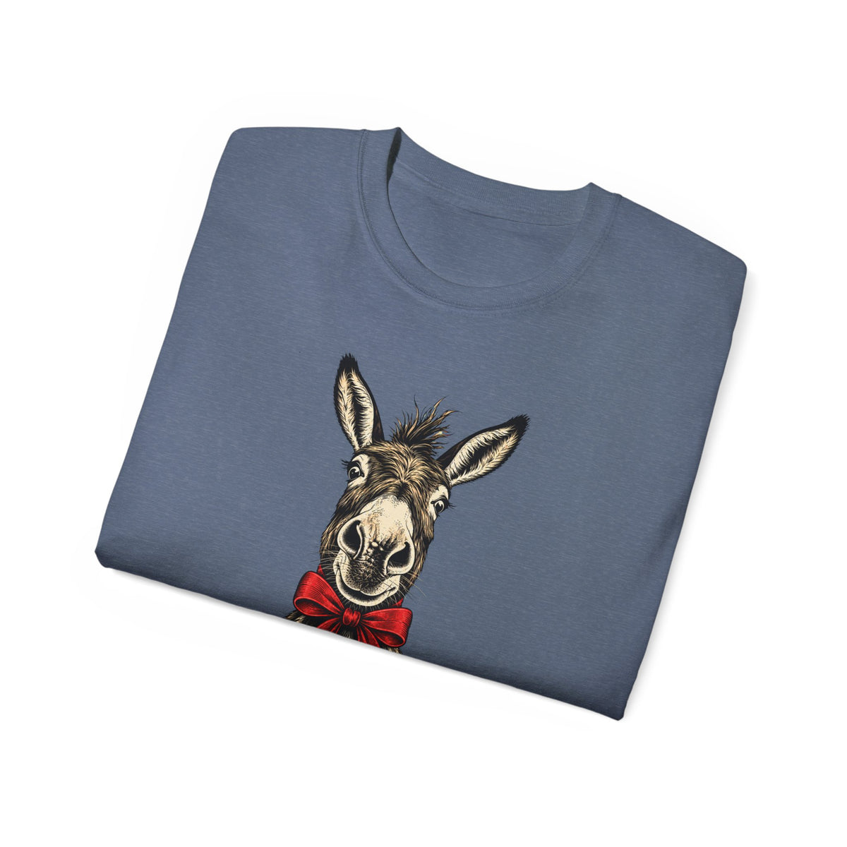 Christmas Mule T‑Shirt - "Mule Town Christmas" Holiday Donkey Tee