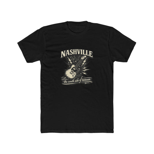 Nashville Guitar Tee — "The South Side of Heaven" Vintage Music T-Shirt