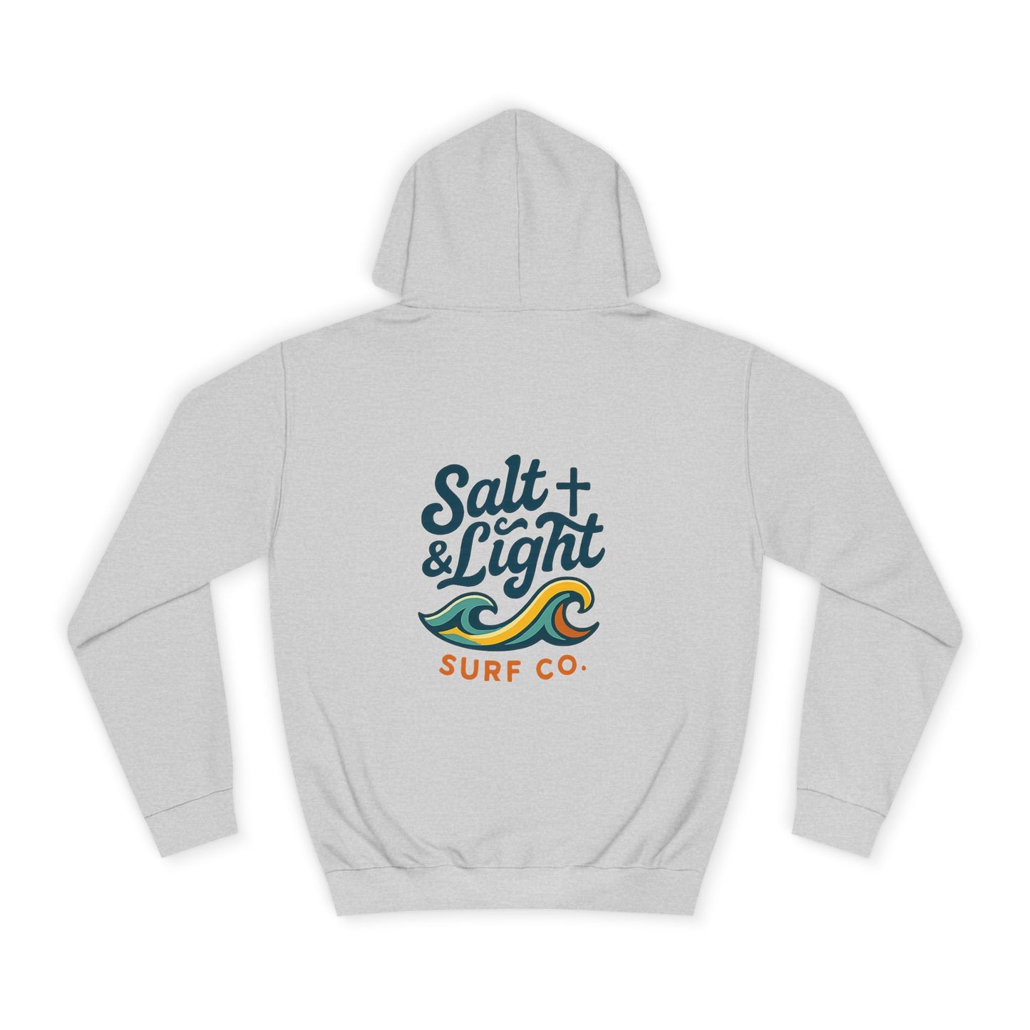 Salt & Light Surf Co.  - Coastal Wave Graphic College Hoodie