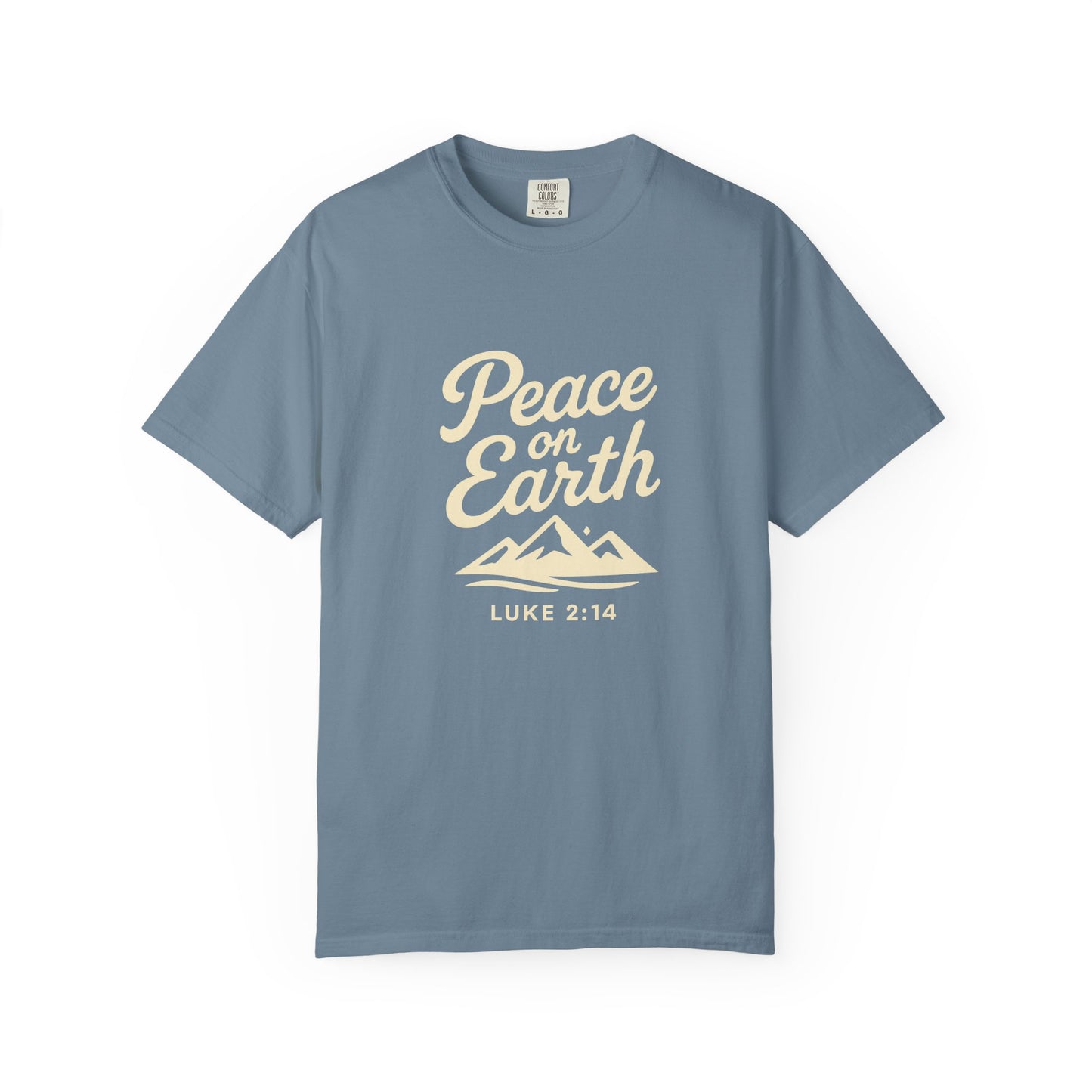 Peace on Earth - Beige Copy, Unisex Garment-Dyed T-Shirt, comfort T-Shirt