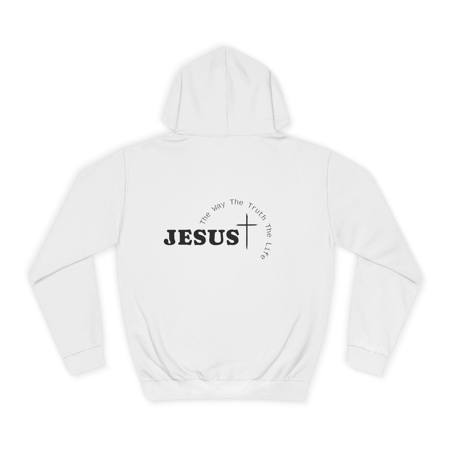 Unisex College Hoodie with 'JESUS' The Way The Truth The Life, Faith-inspired, Casual Religion Apparel, Graduation Gift for Students, Youth and [...]