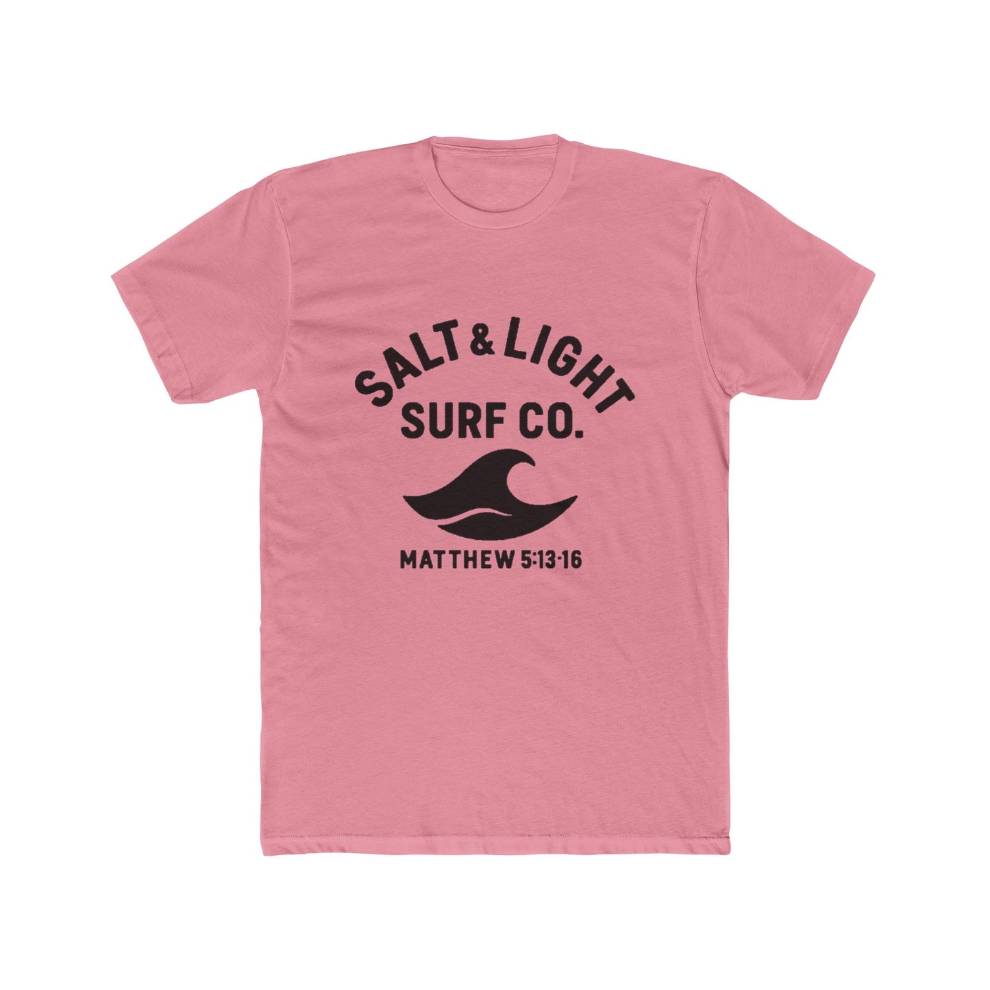 Salt & Light Surf Co. T‑Shirt Blk Front copy — Matthew 5:13-16 Christian Surf Tee