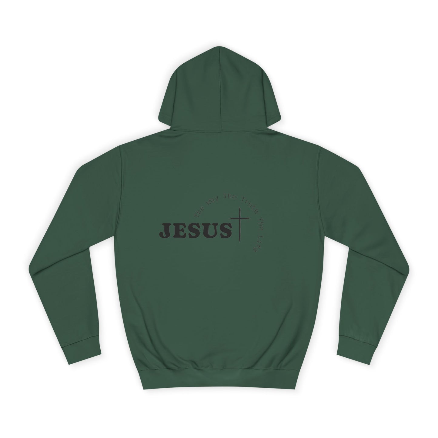 Unisex College Hoodie with 'JESUS' The Way The Truth The Life, Faith-inspired, Casual Religion Apparel, Graduation Gift for Students, Youth and [...]