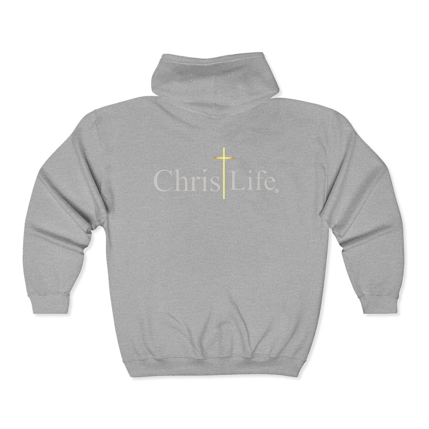 Unisex Heavy Blend™ Full Zip Hooded Sweatshirt, Kingdom Culture/ChristLife Cozy zip up.