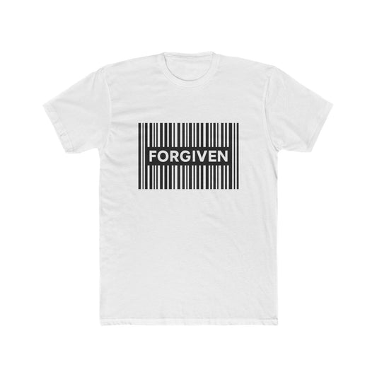 Forgiven Barcode T‑Shirt — Christian Faith Graphic Tee