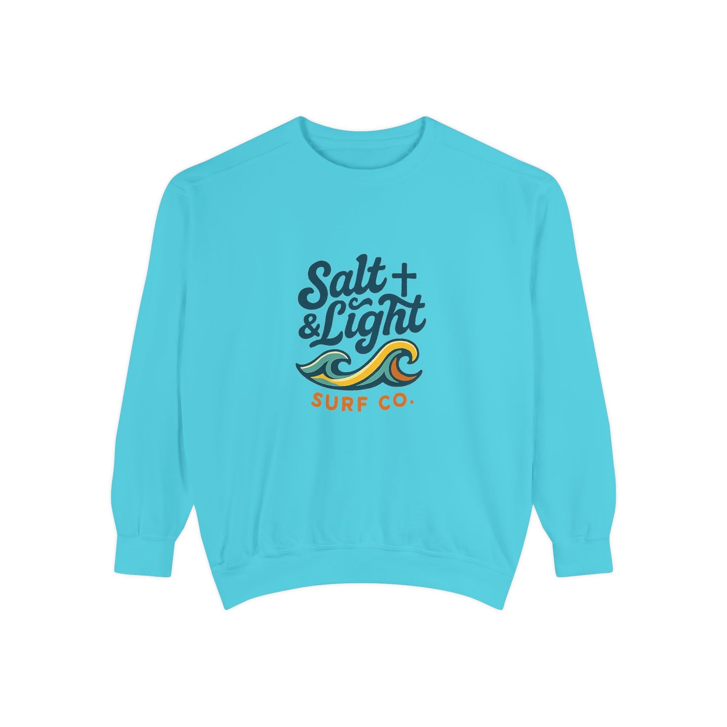 Salt & Light Surf Co. Sweatshirt - Coastal Wave Graphic Crewneck