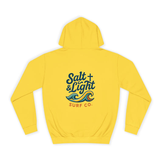 Salt & Light Surf Co.  - Coastal Wave Graphic College Hoodie