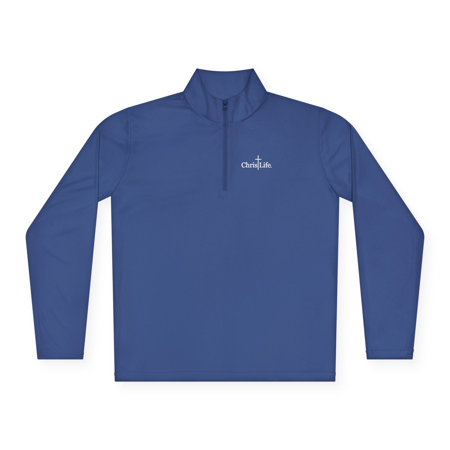 Unisex Quarter-Zip Pullover Workout - ChristLife Logo on front, Sporty