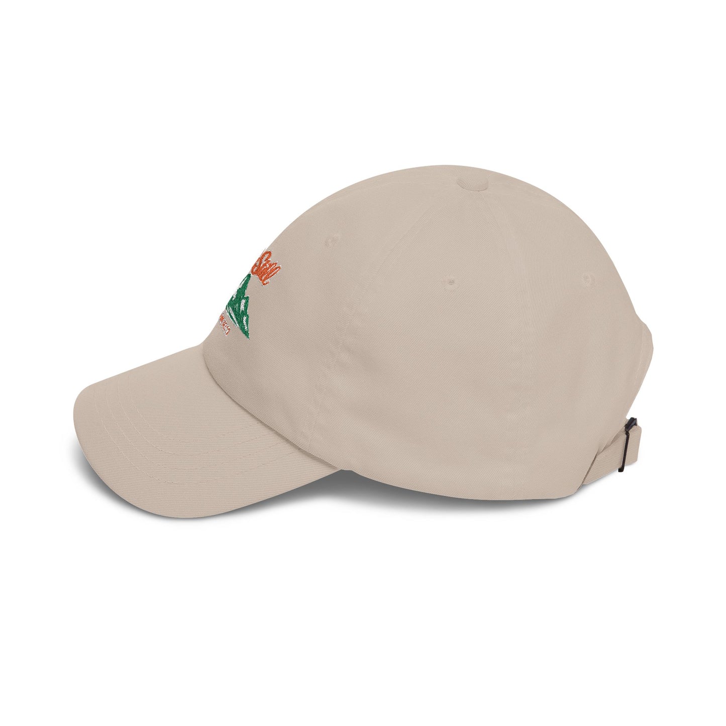 Dad Cap — "Be Still" Mountain Embroidered Relaxation Hat