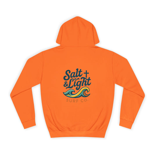 Salt & Light Surf Co.  - Coastal Wave Graphic College Hoodie