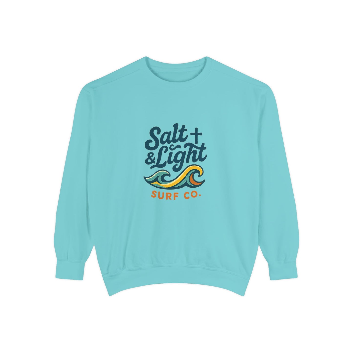 Salt & Light Surf Co. Sweatshirt - Coastal Wave Graphic Crewneck