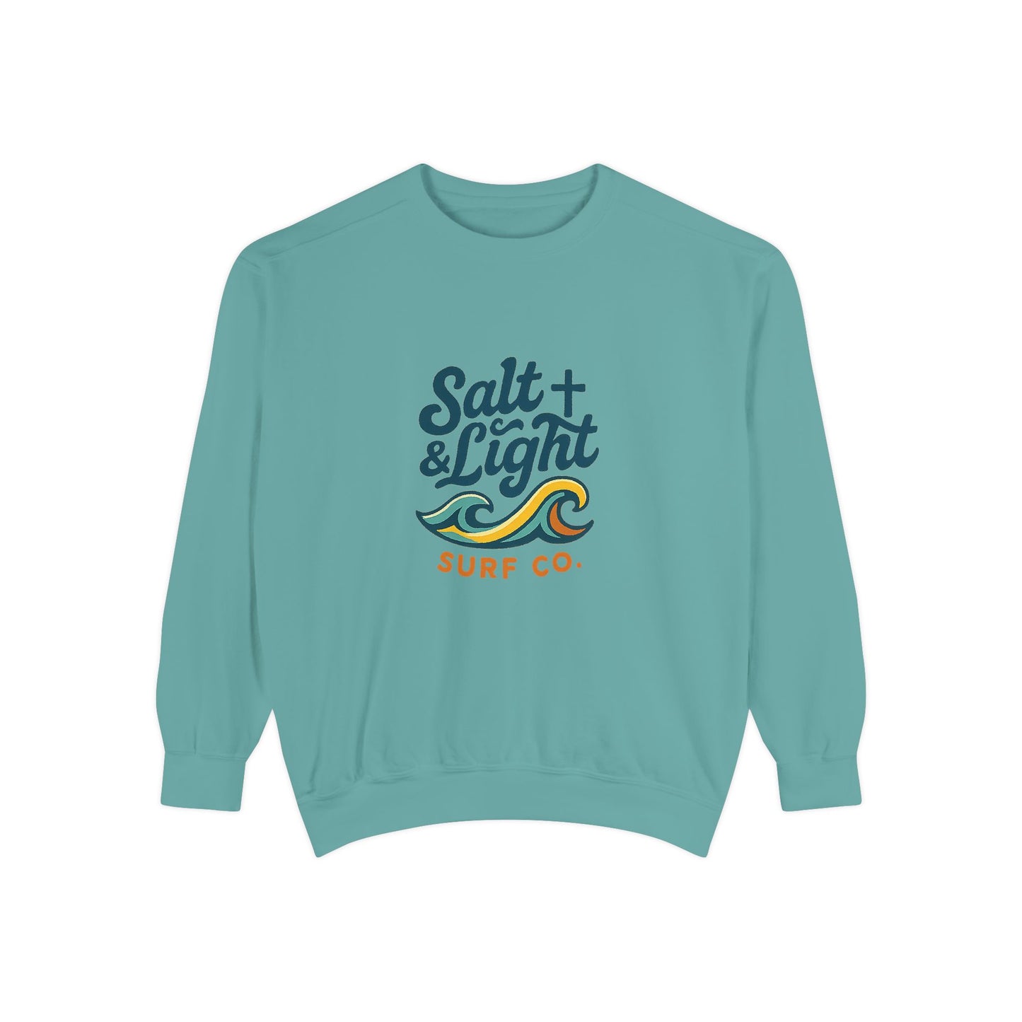 Salt & Light Surf Co. Sweatshirt - Coastal Wave Graphic Crewneck