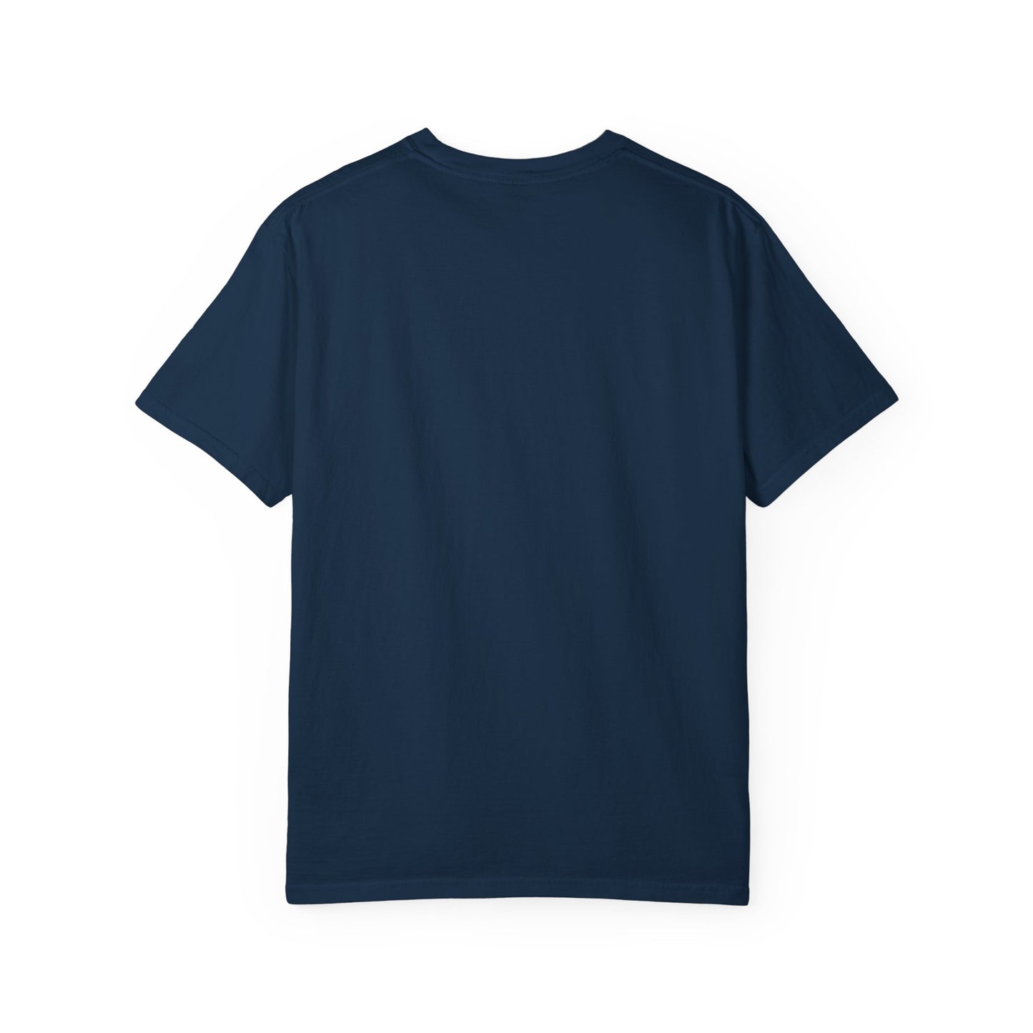 Be Still Mountain T-Shirt — Psalm 46:10 Christian Graphic Tee - Bright Ink, longer Mountain