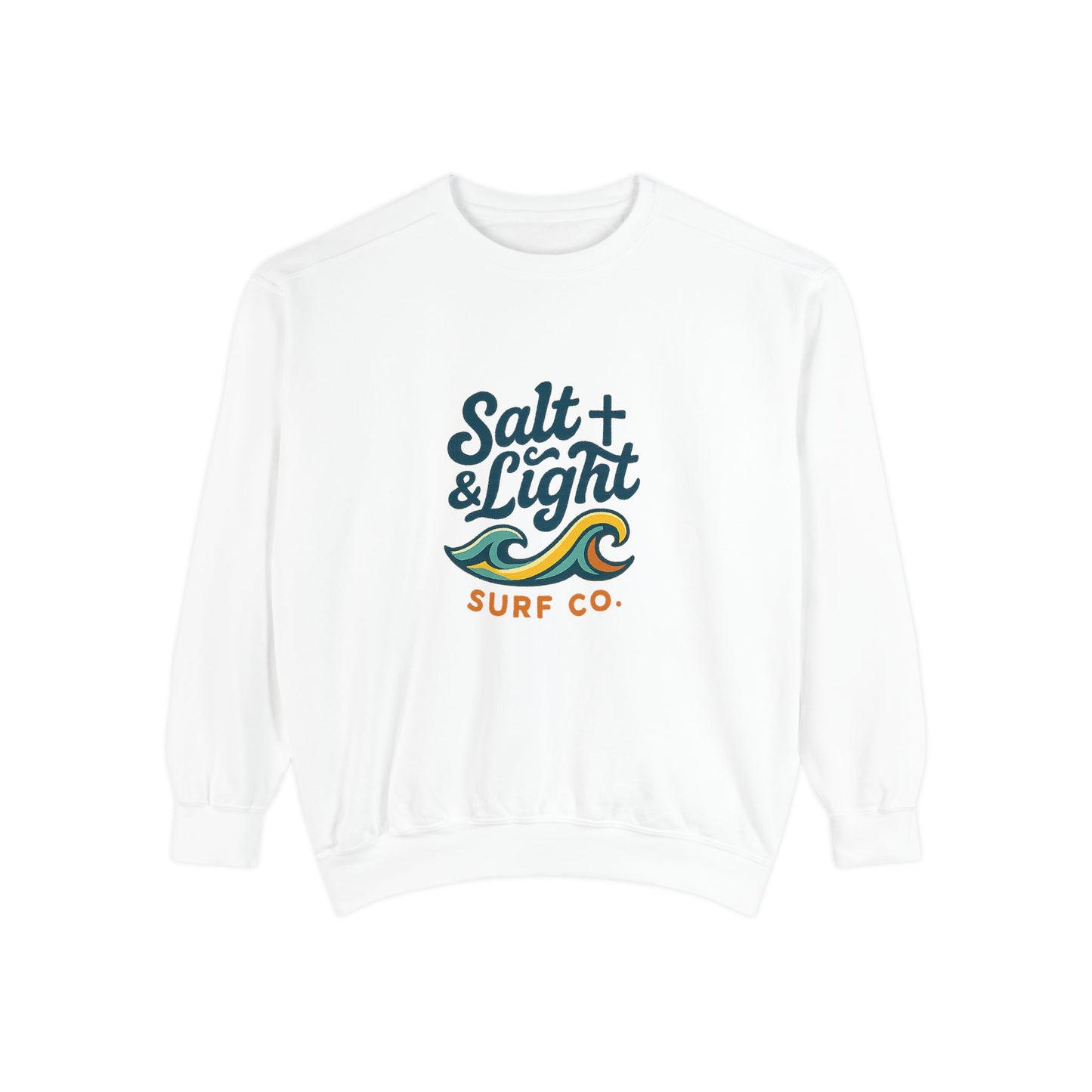 Salt & Light Surf Co. Sweatshirt - Coastal Wave Graphic Crewneck