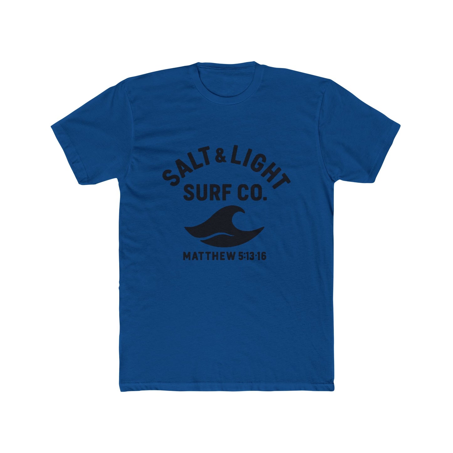 Salt & Light Surf Co. T‑Shirt Blk Front copy — Matthew 5:13-16 Christian Surf Tee