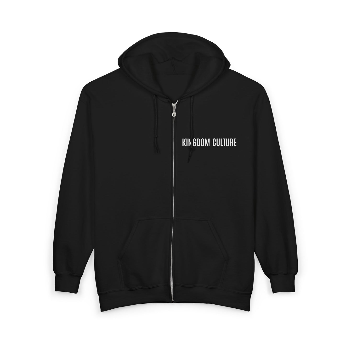 Unisex Heavy Blend™ Full Zip Hooded Sweatshirt, Kingdom Culture/ChristLife Cozy zip up.