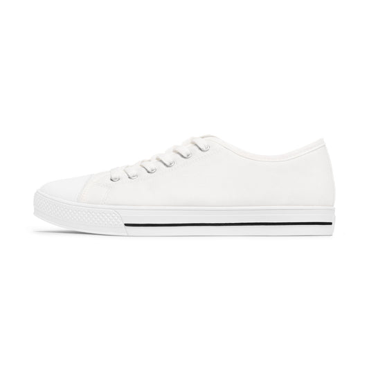 Women's Low Top Sneakers - Black and White ChristLife