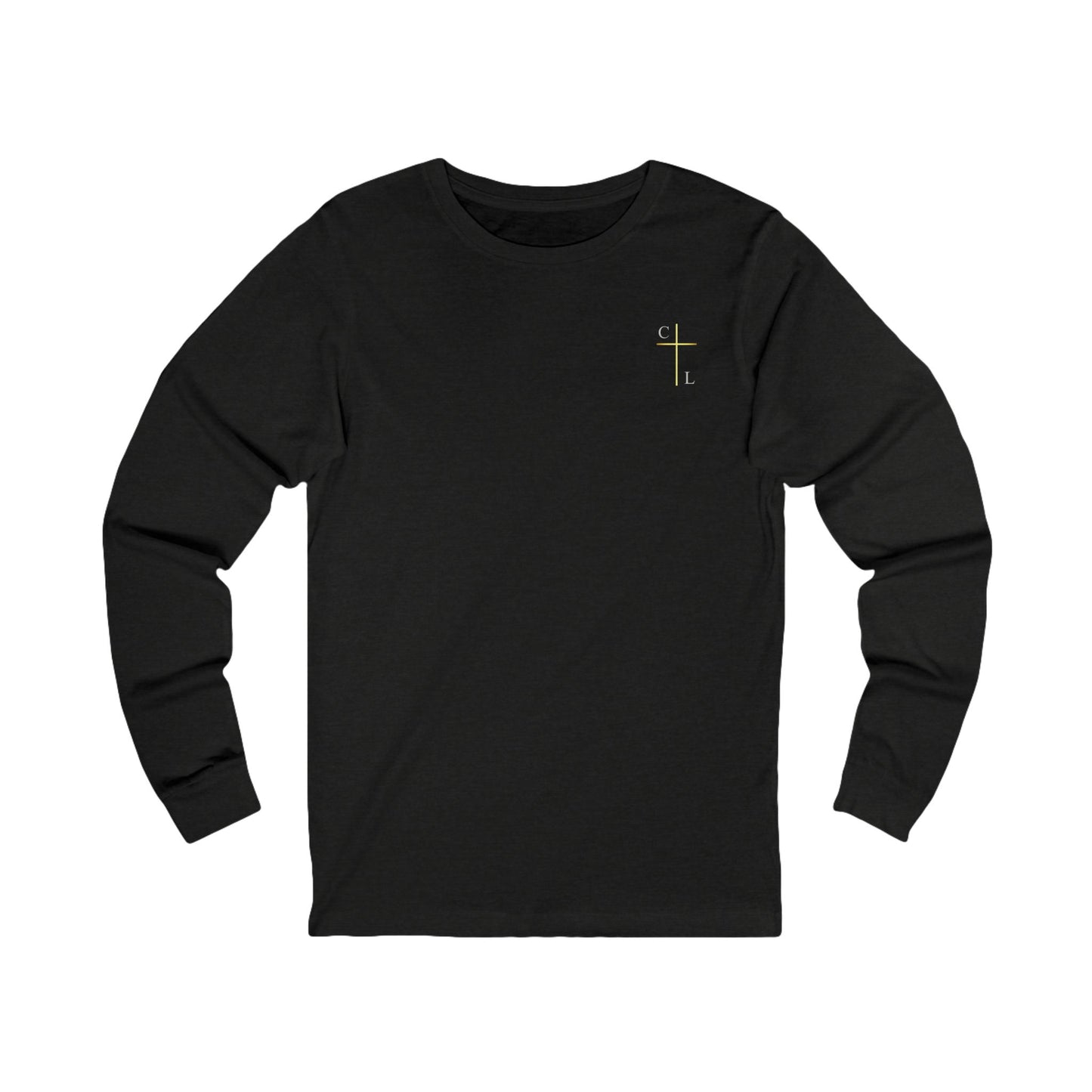 Unisex Jersey Long Sleeve Tee, simple and clean with C/L Logo